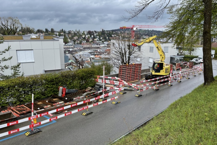 Parkplatzerstellung Berneggstrasse, St. Gallen